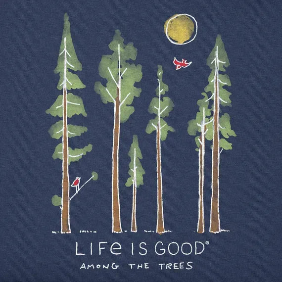 Women's Life is Good Among the Trees Short Sleeve Tee