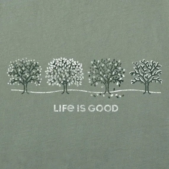 Women's Four Seasons Trees Long Sleeve Crusher Tee