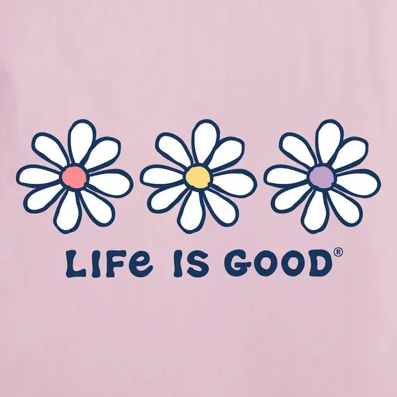 Women's 3 Daisies Short Sleeve Vee