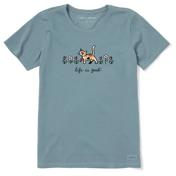 Women's Al with Flowers Crusher Tee