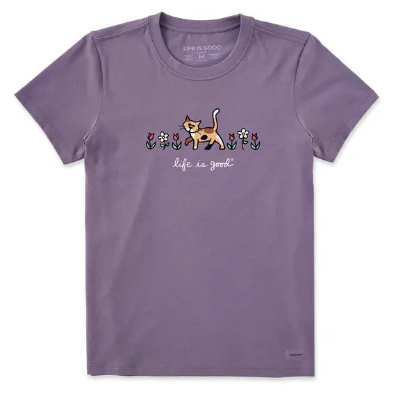 Women's Al with Flowers Crusher Tee