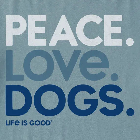 Women's Peace Love Dogs Crusher Tee