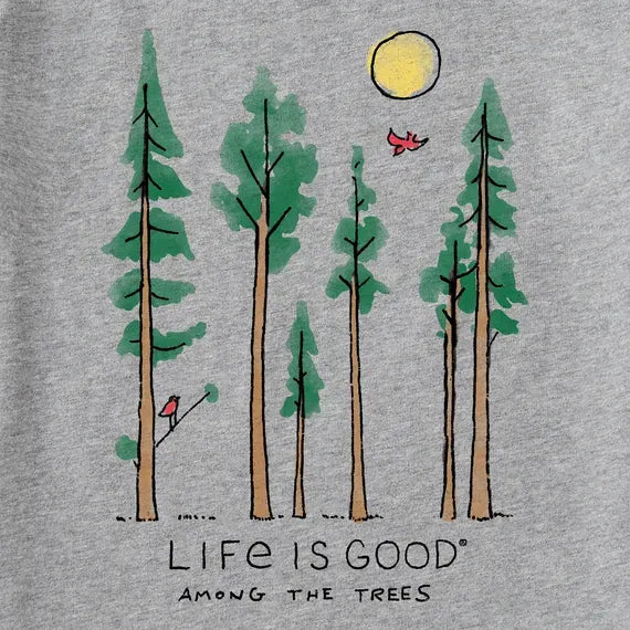 Women's Life is Good Among the Trees Short Sleeve Tee