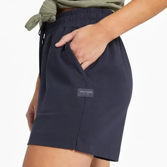 Women's Solid Crusher-FLEX Shorts