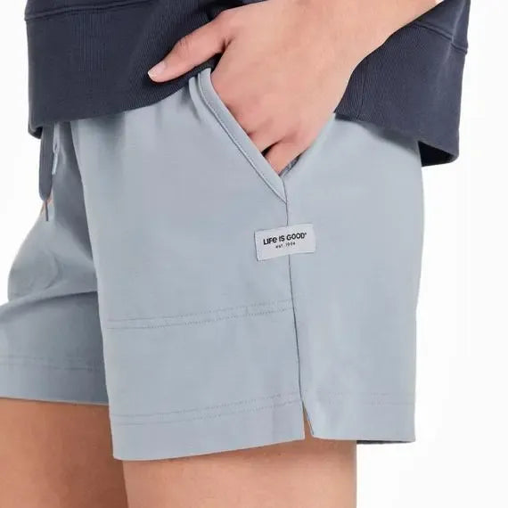 Women's Solid Crusher-FLEX Shorts