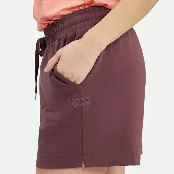 Women's Solid Crusher-FLEX Shorts