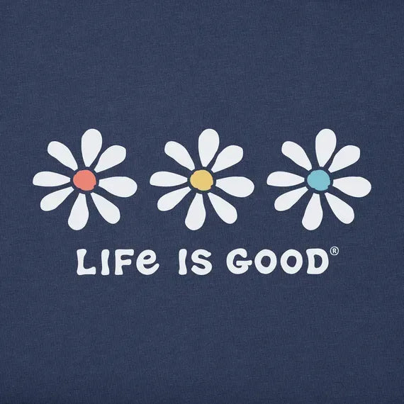 Women's 3 Daisies Short Sleeve Vee