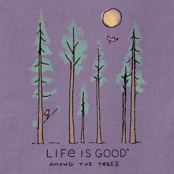 Women's Life is Good Among the Trees Short Sleeve Tee