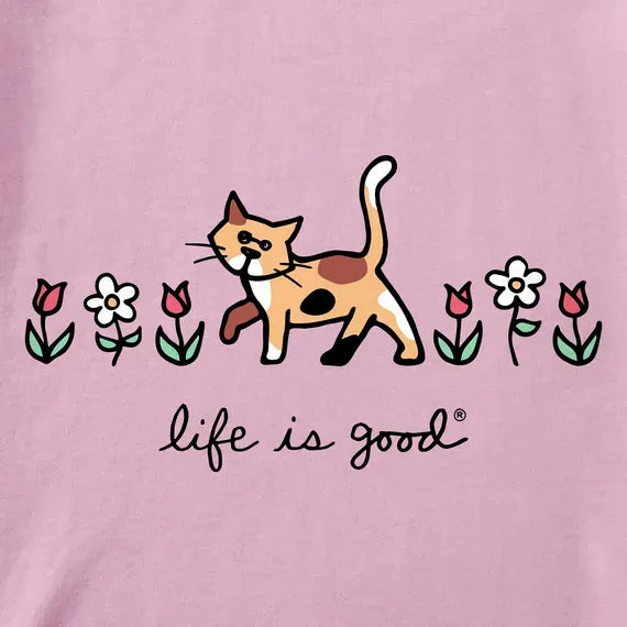 Women's Al with Flowers Crusher Tee