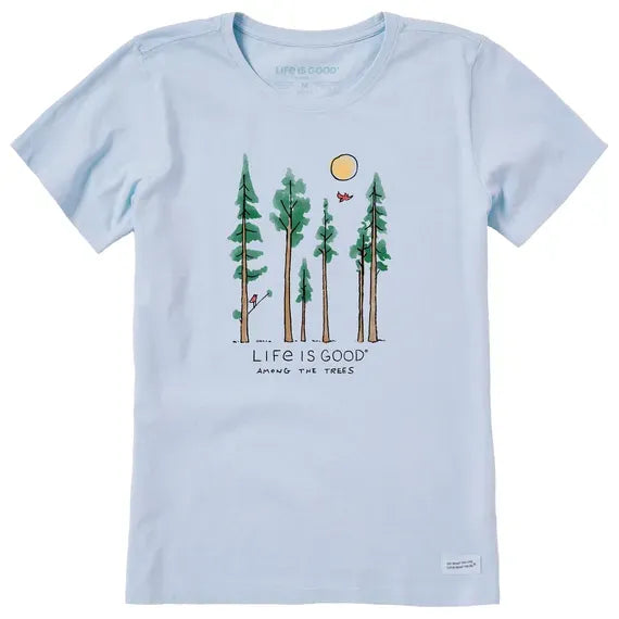 Women's Life is Good Among the Trees Short Sleeve Tee