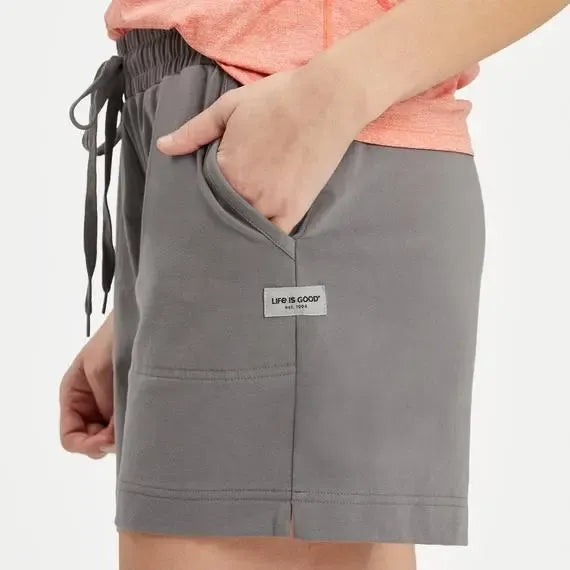 Women's Solid Crusher-FLEX Shorts