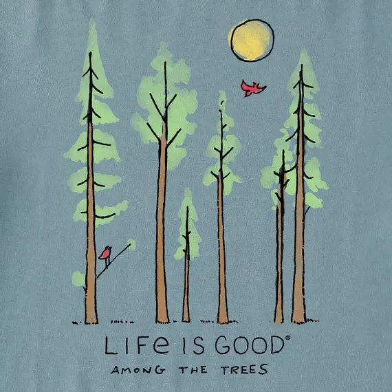 Women's Life is Good Among the Trees Short Sleeve Tee