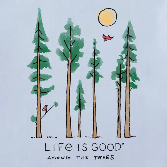 Women's Life is Good Among the Trees Short Sleeve Tee