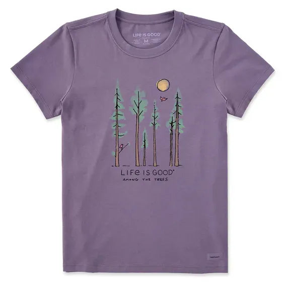 Women's Life is Good Among the Trees Short Sleeve Tee