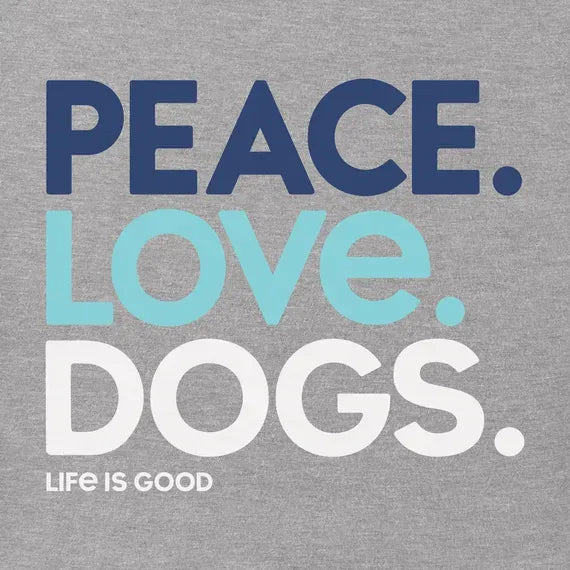 Women's Peace Love Dogs Crusher Tee