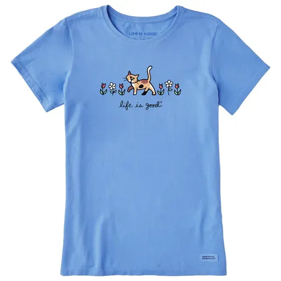 Women's Al with Flowers Crusher Tee