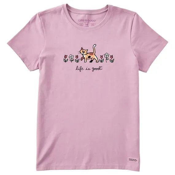 Women's Al with Flowers Crusher Tee