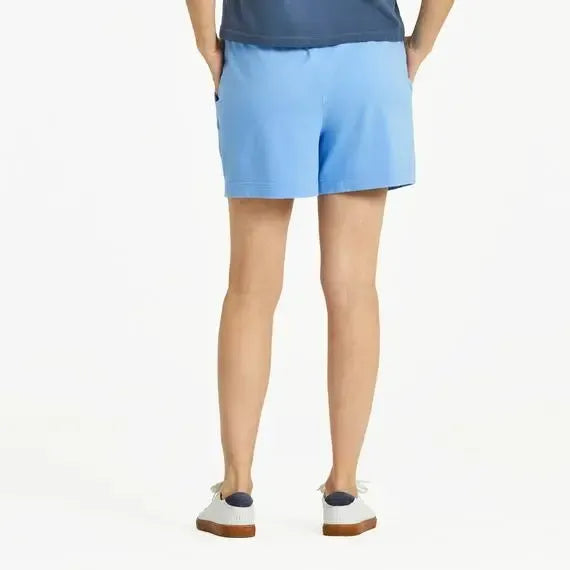 Women's Solid Crusher-FLEX Shorts