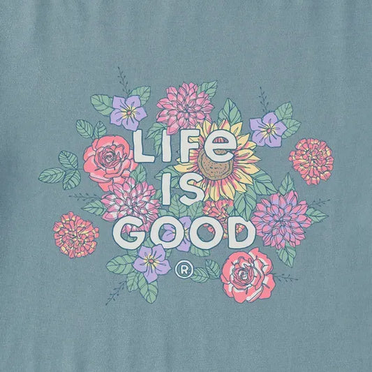 Women's Florals LIG Stacked Long Sleeve Crusher Tee