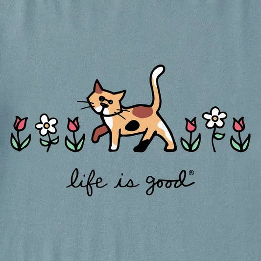 Women's Al with Flowers  Crusher Tee