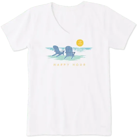 Women's Golden Happy Hour  Crusher Vee